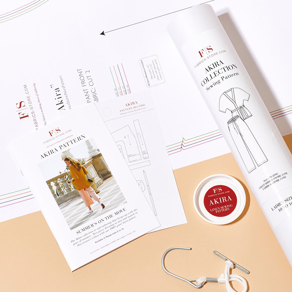 Akira — Linen Wrap, Short Cardigan, Long Cardigan, Pants and Capris, Type - Premium Paper, Single Size - 10 to 16