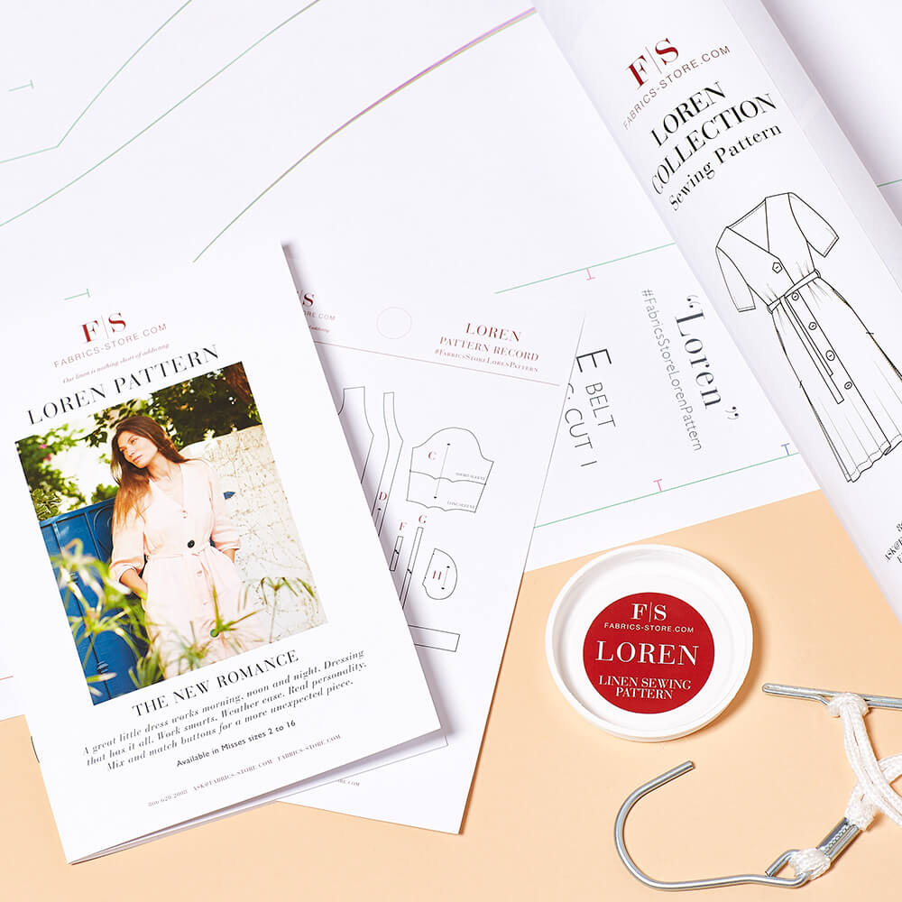 Loren — Linen Pullover Dresses, Type Premium Paper