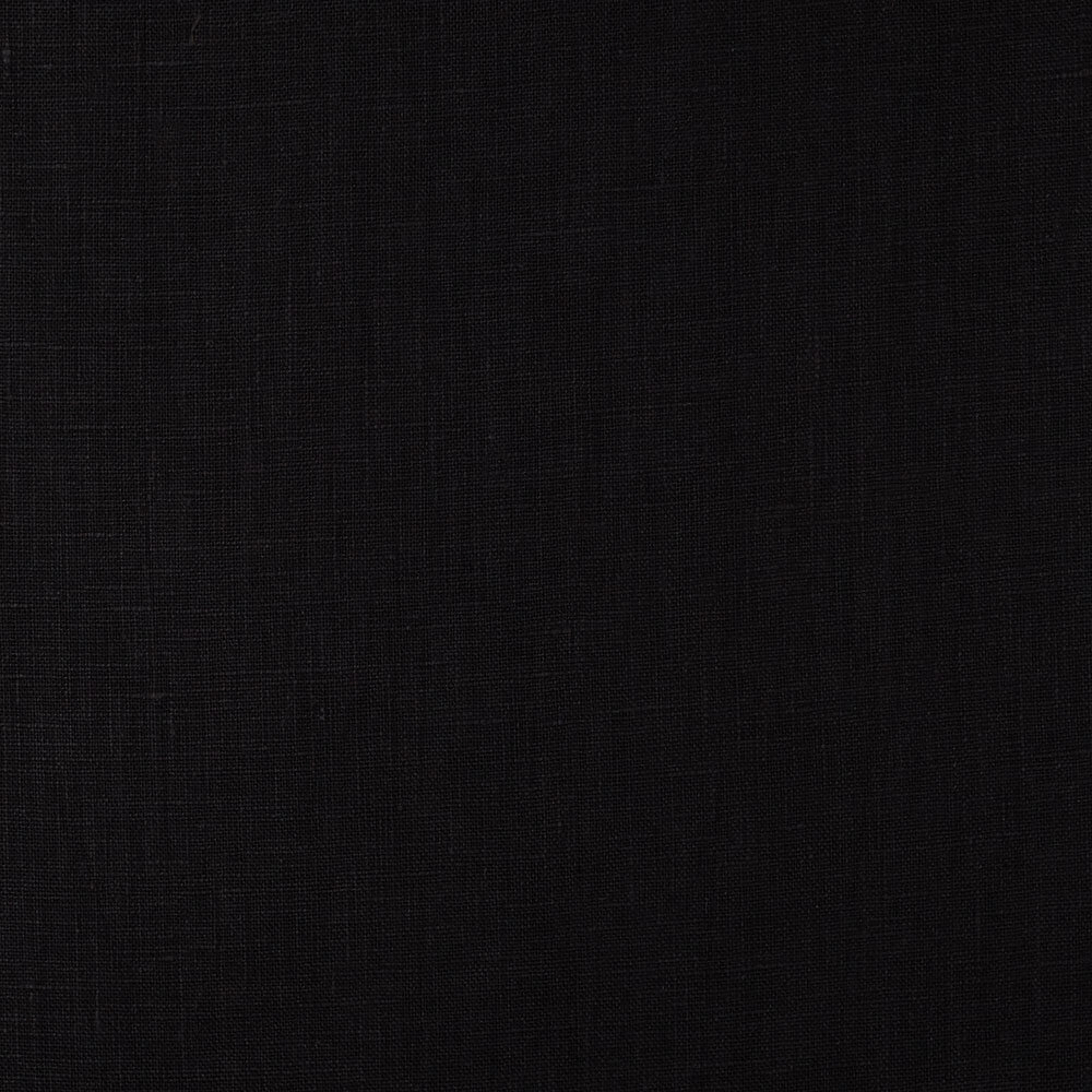 IL019 All-purpose Black 100% Linen Fabric