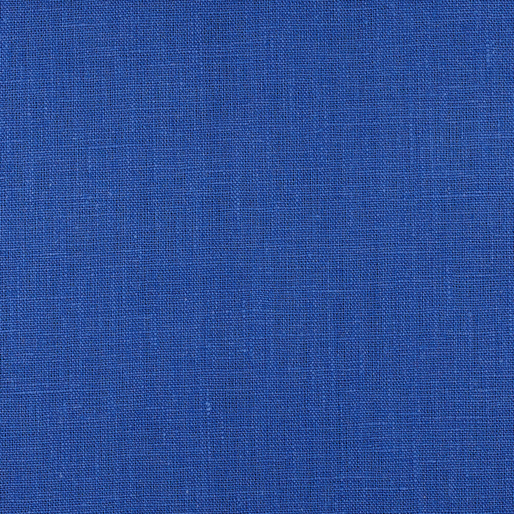 4C22 Rustic  Royal Blue 100% Linen Fabric