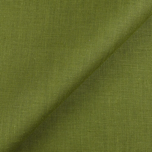 IL019 All-purpose 100% Linen Fabric Cedar Green Softened