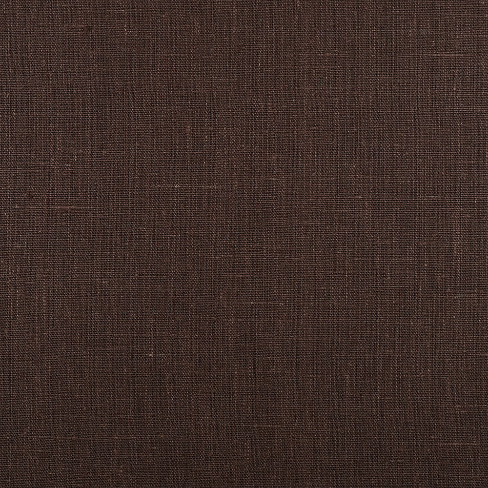 IL090 Canvas Chocolate 100% Linen Fabric