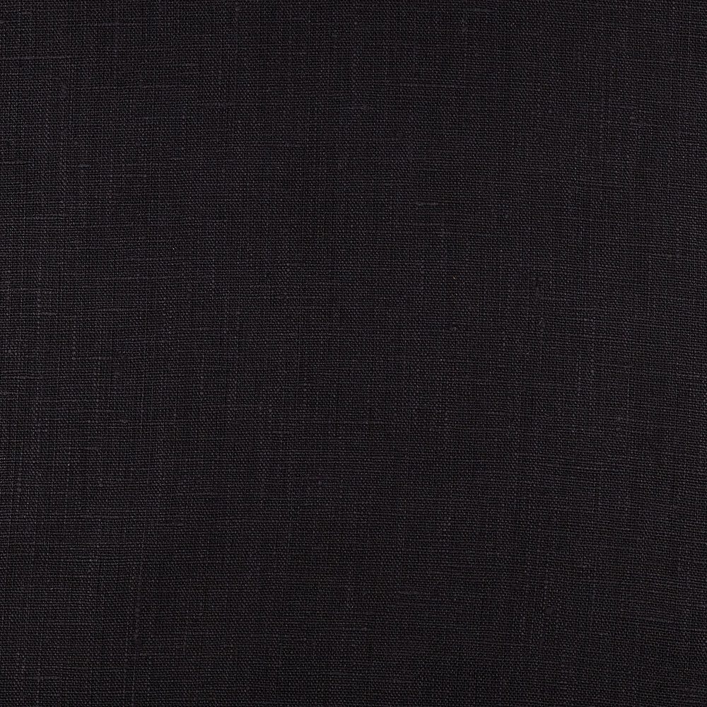 IL090 Canvas Black 100% Linen Fabric