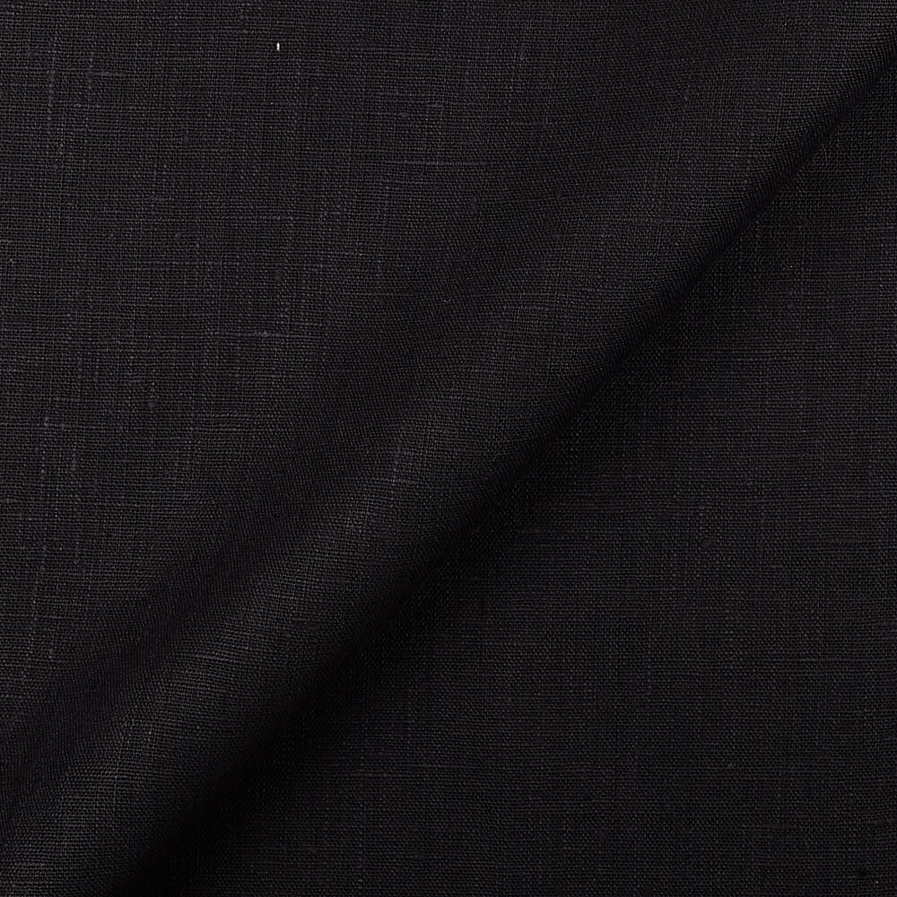 Fabric bolt IL090 100% Linen Fabric Black Softened