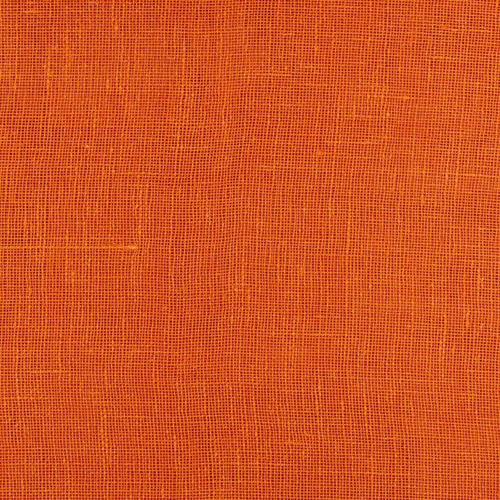 IL041 Open Weave Tangerine 100% Linen Fabric