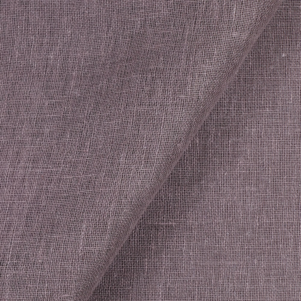 IL041 Open Weave 100% Linen Fabric Gray Sparrow Softened