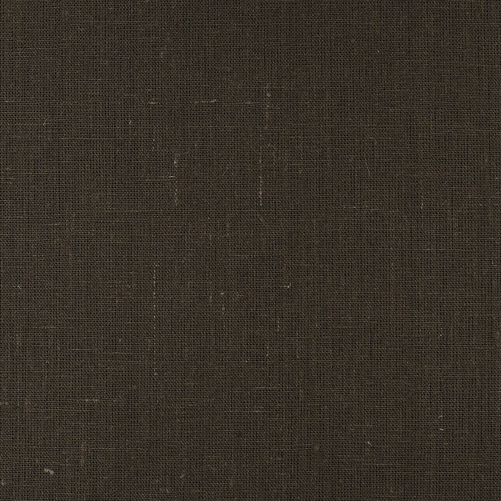 4C22 Rustic  Teak 100% Linen Fabric