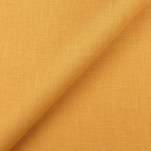 IL020 Handkerchief 100% Linen Fabric Apricot Softened
