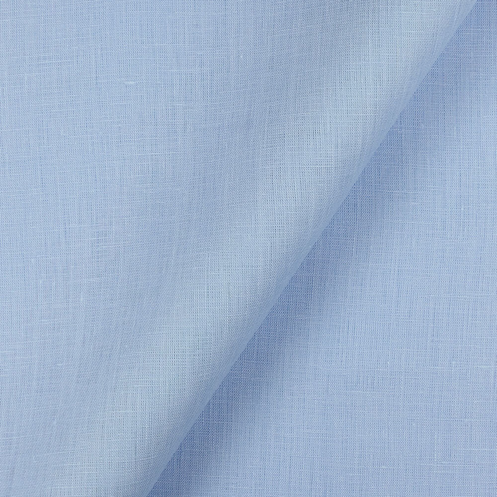 Fabric IL020 Handkerchief 100% Linen Fabric Cerulean Softened