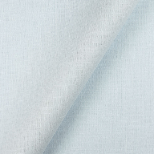 IL020 Handkerchief 100% Linen Fabric Light Blue Softened