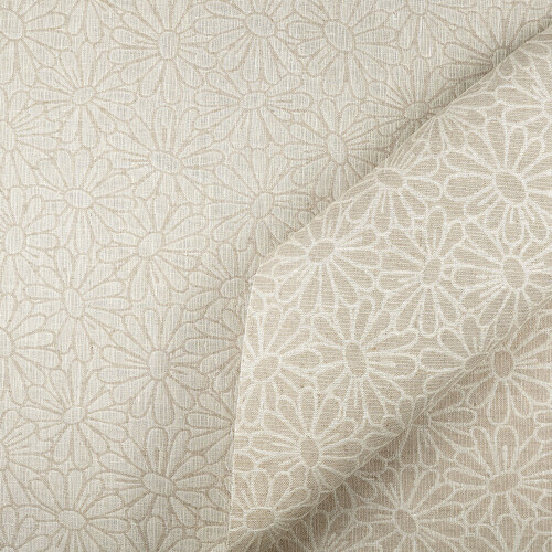 Fabric IL002 100% Linen Fabric Ivory-natural - Daisy Field