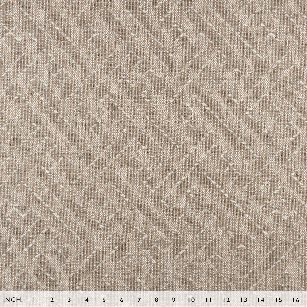 Fabric IL002 Textured Jacquard 100% Linen Fabric Ivory-natural - Tetra