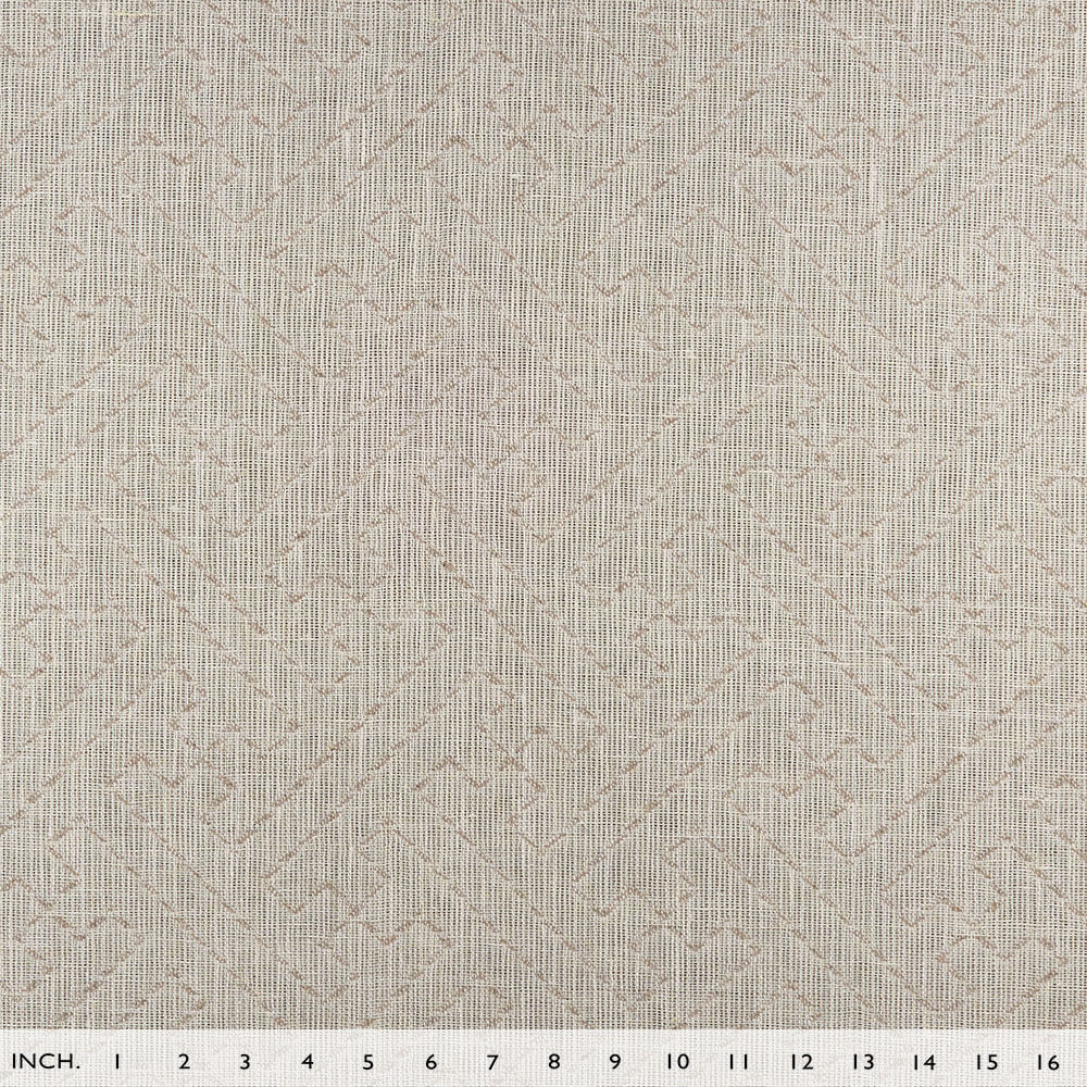 IL002 Textured Jacquard 100% Linen Fabric Ivory-natural - Tetra