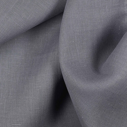 Fabric IL019 All-purpose 100% Linen Fabric Monument Softened