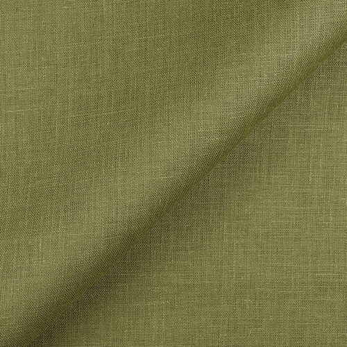 IL019 All-purpose 100% Linen Fabric Loden Green Softened
