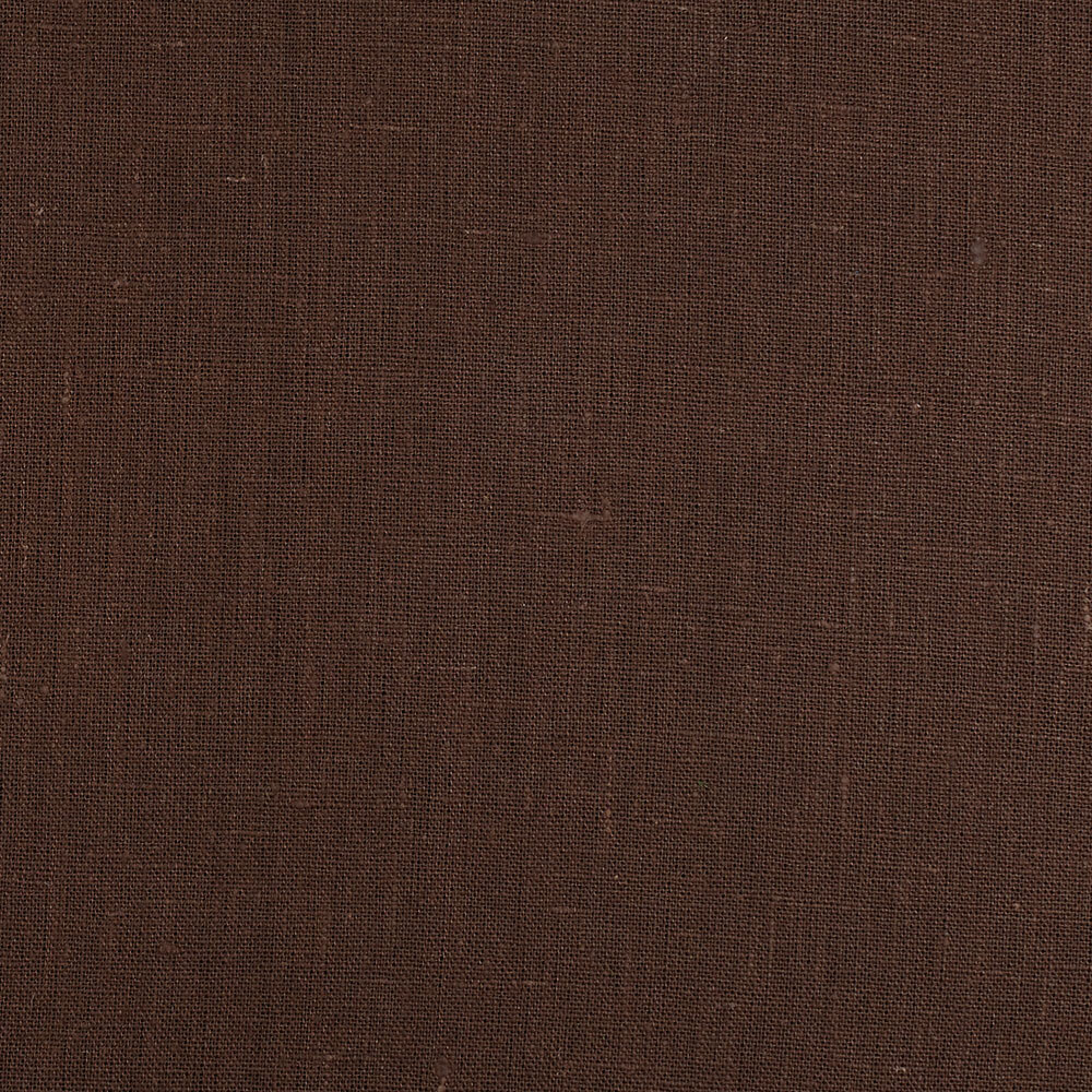 4C22 Rustic  Chestnut 100% Linen Fabric