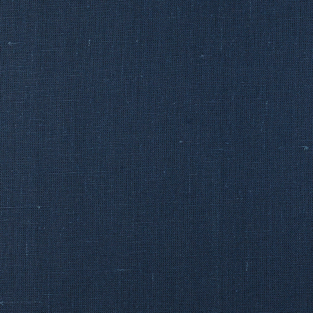 4C22 Rustic  Insignia Blue 100% Linen Fabric