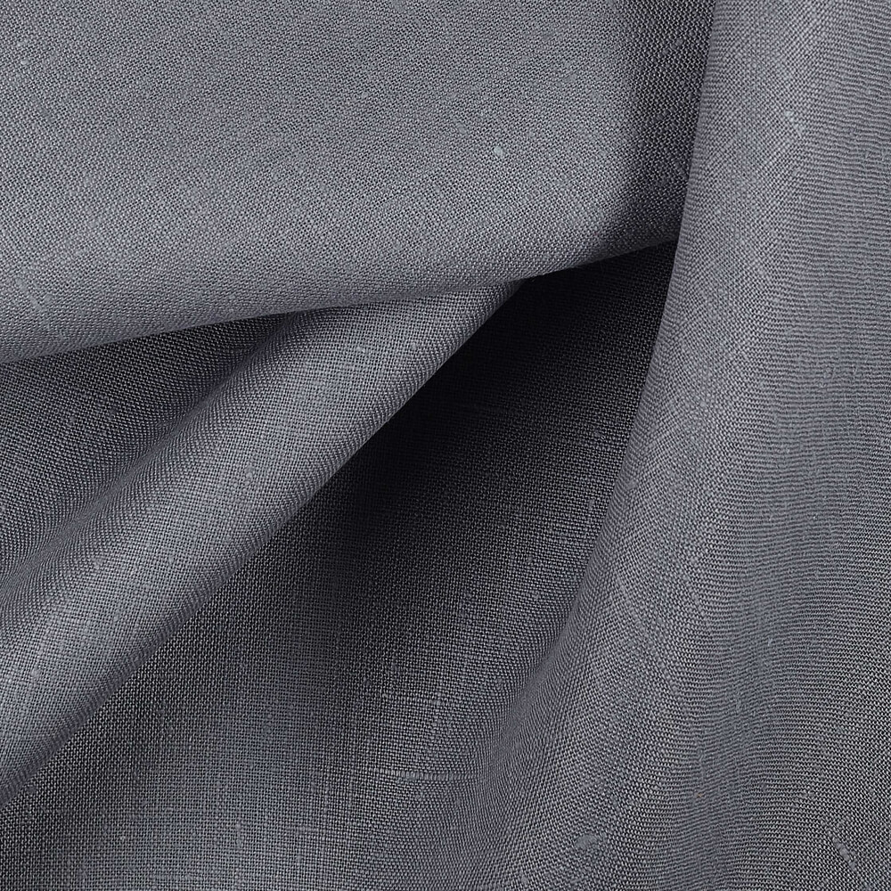 Fabric 4C22 Rustic 100% Linen Fabric Monument Softened