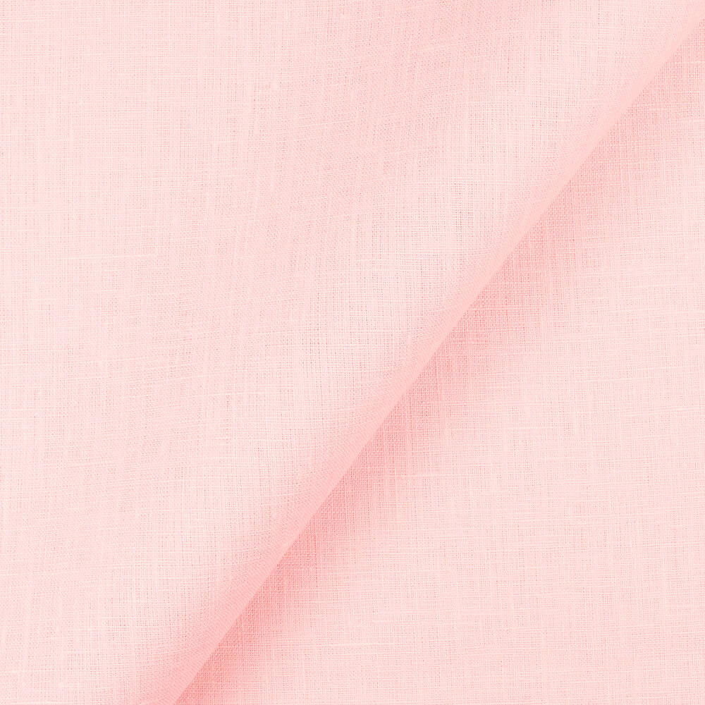 IL019 All-purpose 100% Linen Fabric Light Pink Softened