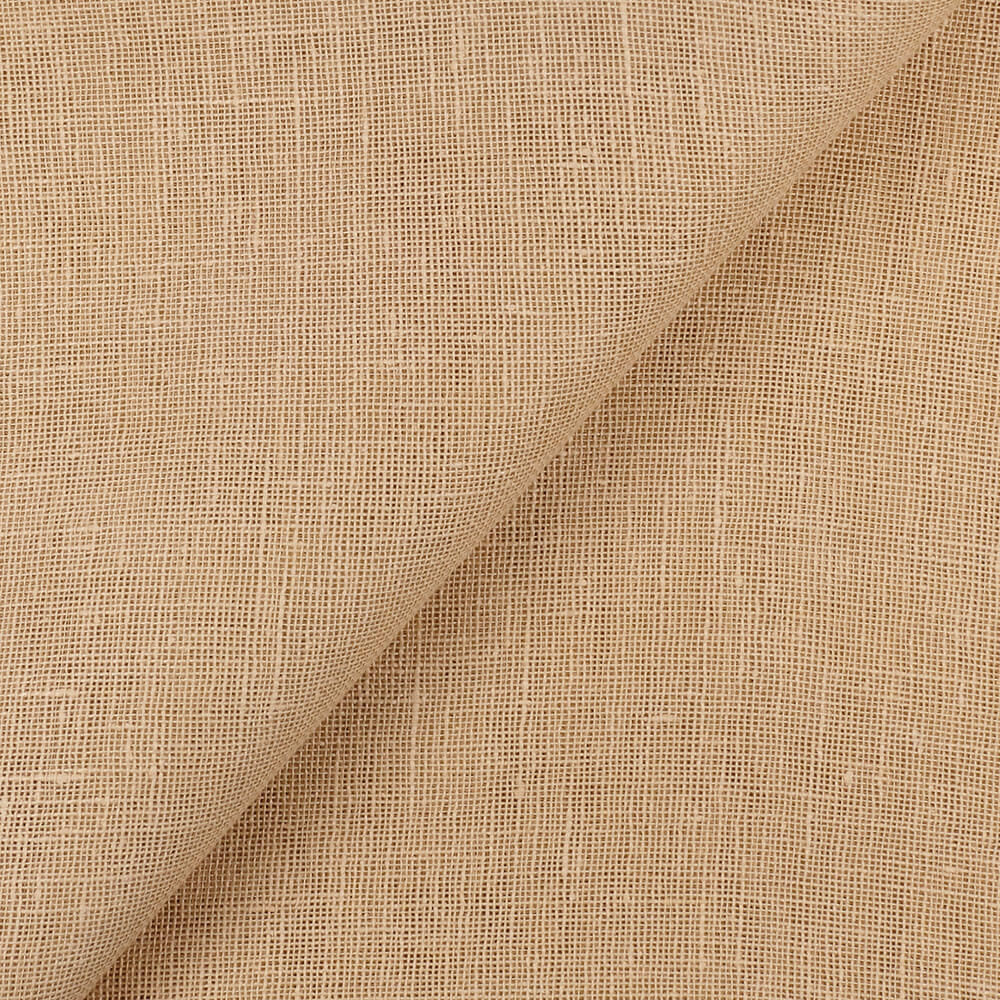 IL041 Open Weave 100% Linen Fabric Biscotti Softened