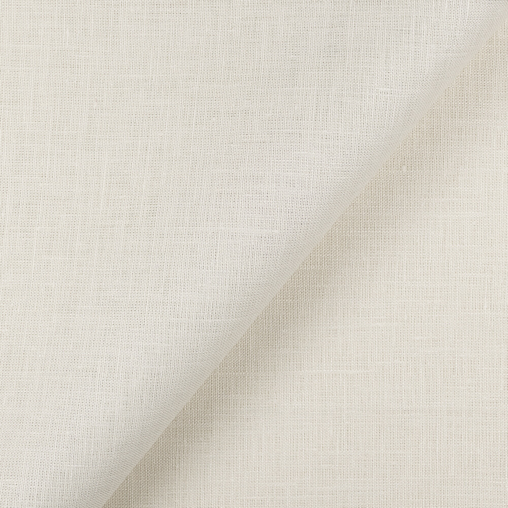IL019 All-purpose 100% Linen Fabric Antique White Softened