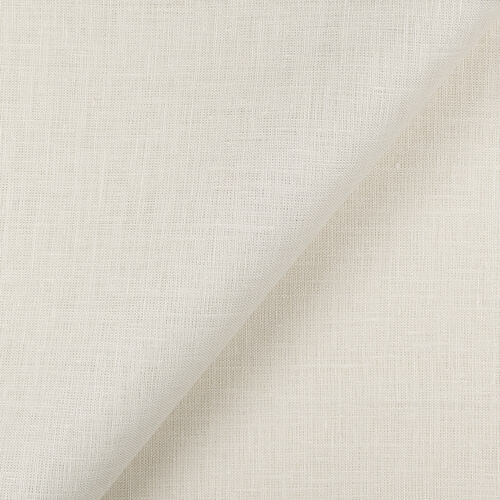 IL019 All-purpose 100% Linen Fabric Antique White Softened