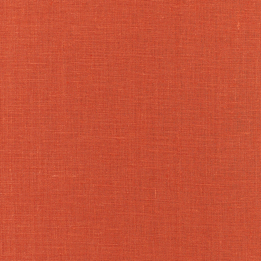 IL019 All-purpose Mecca Orange 100% Linen Fabric