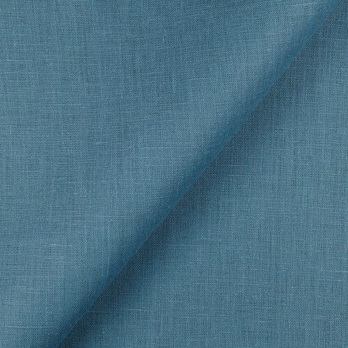 IL019 All-purpose 100% Linen Fabric Blue Heaven Softened