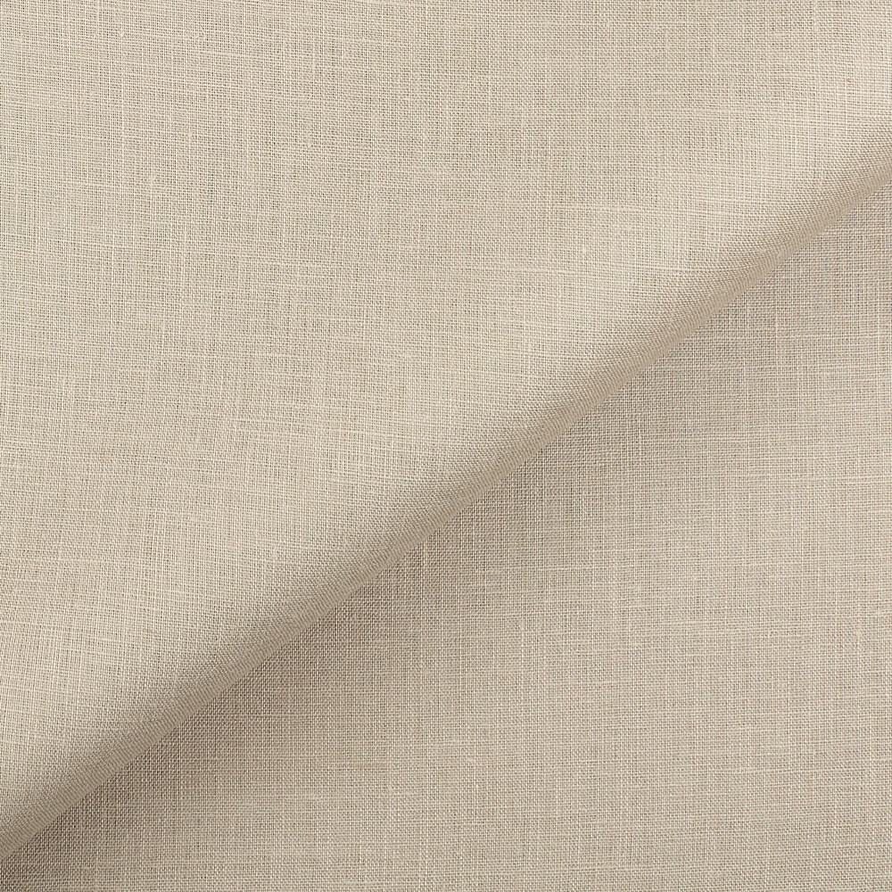 IL020 Handkerchief 100% Linen Fabric Mushroom Softened