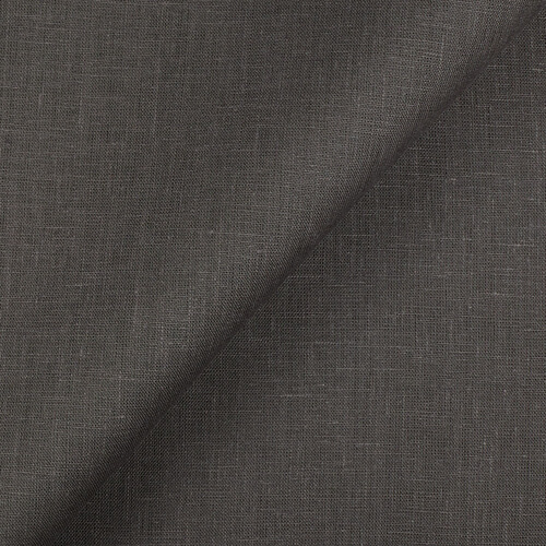 IL019 All-purpose 100% Linen Fabric Graphite Softened
