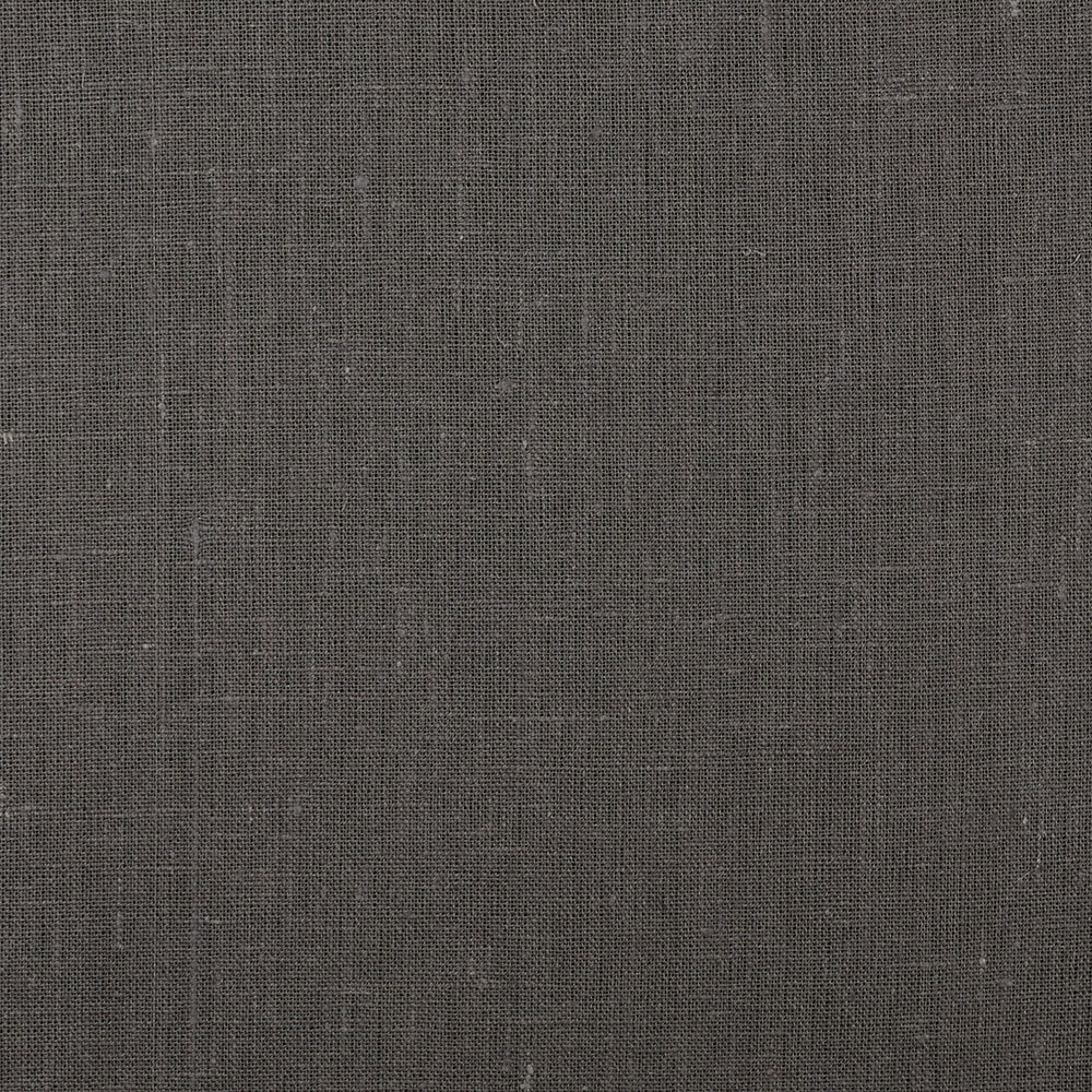 4C22 Rustic  Graphite 100% Linen Fabric
