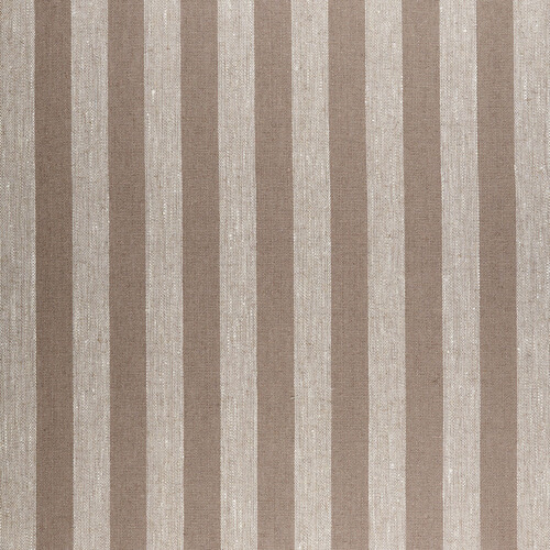 IL073 Narrow Width - 843 Brown Stripes 100% Linen Wholesale Fabric by the Bolt