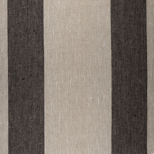 IL073 Narrow Width - 845 Black Wide Strip 100% Linen Wholesale Fabric by the Bolt