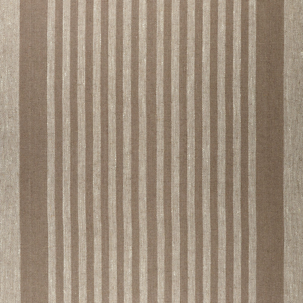 IL073 Narrow Width - 846 Brown Thin Strip 100% Linen Fabric