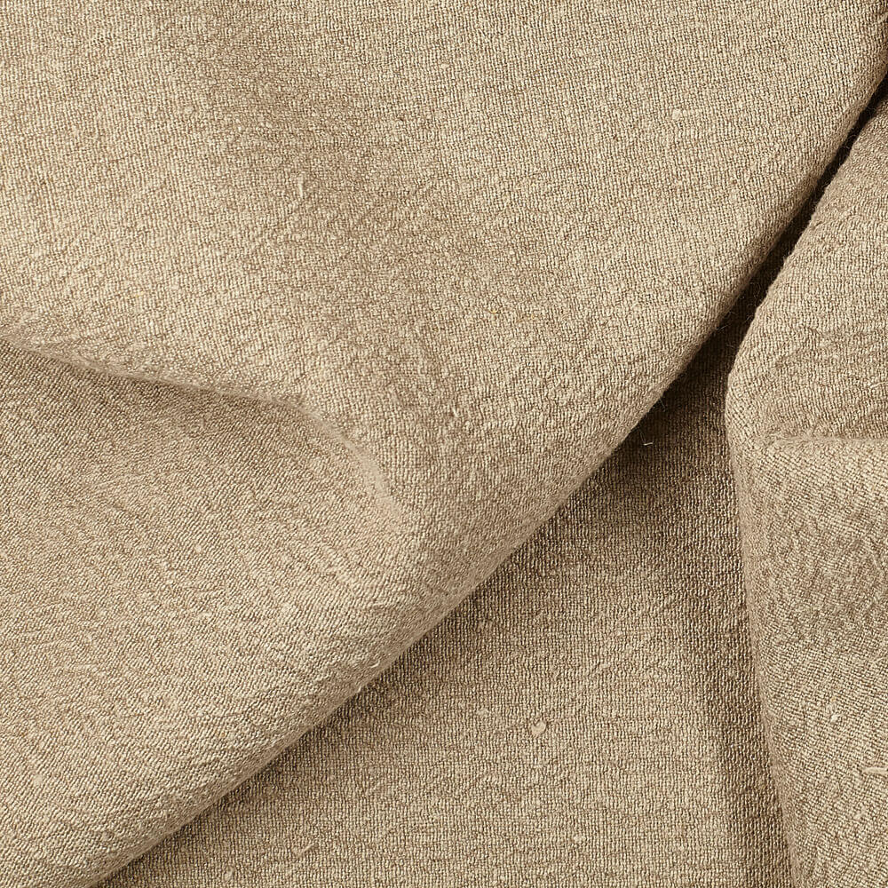 IL095 Durable 100% Linen Fabric Natural