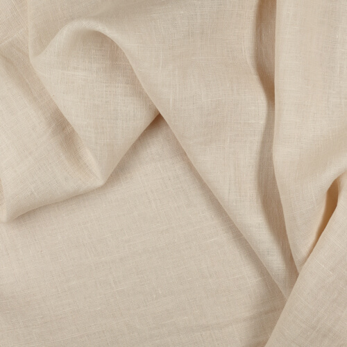 Fabric IL019 All-purpose 100% Linen Fabric Parchment Fs Signature Finish