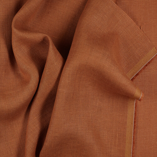 IL019 All-purpose Terra 100% Linen Wholesale Fabric by the Bolt