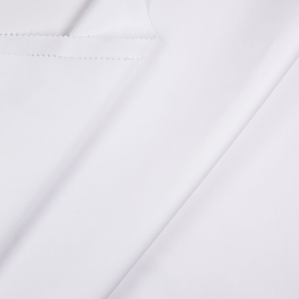 IC012 Poplin 100% Cotton Fabric Optic White Softened