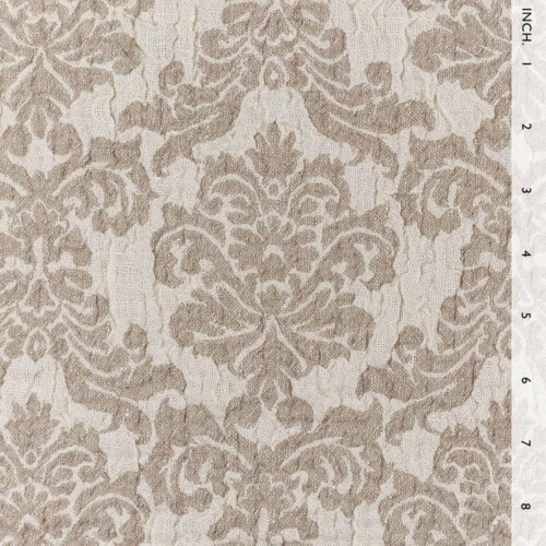 Fabric IL002 Textured Jacquard 100% Linen Fabric Ivory-natural - Royal ...