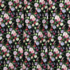 IC012 Poplin Black / Mlt Miranda   100% Cotton Discount Fabric