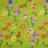 IC012 Poplin Bright Chartreuse / Mlt Barbara 100% Cotton Fabric