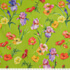 IC012 Poplin Bright Chartreuse / Mlt Barbara 100% Cotton Fabric