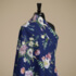 IC012 Poplin True Navy / Mlt Amelia 100% Cotton Wholesale Fabric by the Bolt