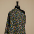 IC012 Poplin Black / Mlt Mary 100% Cotton Fabric