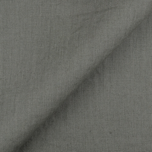4C22 Rustic  100% Linen Fabric Pale Green Fs Premier Finish