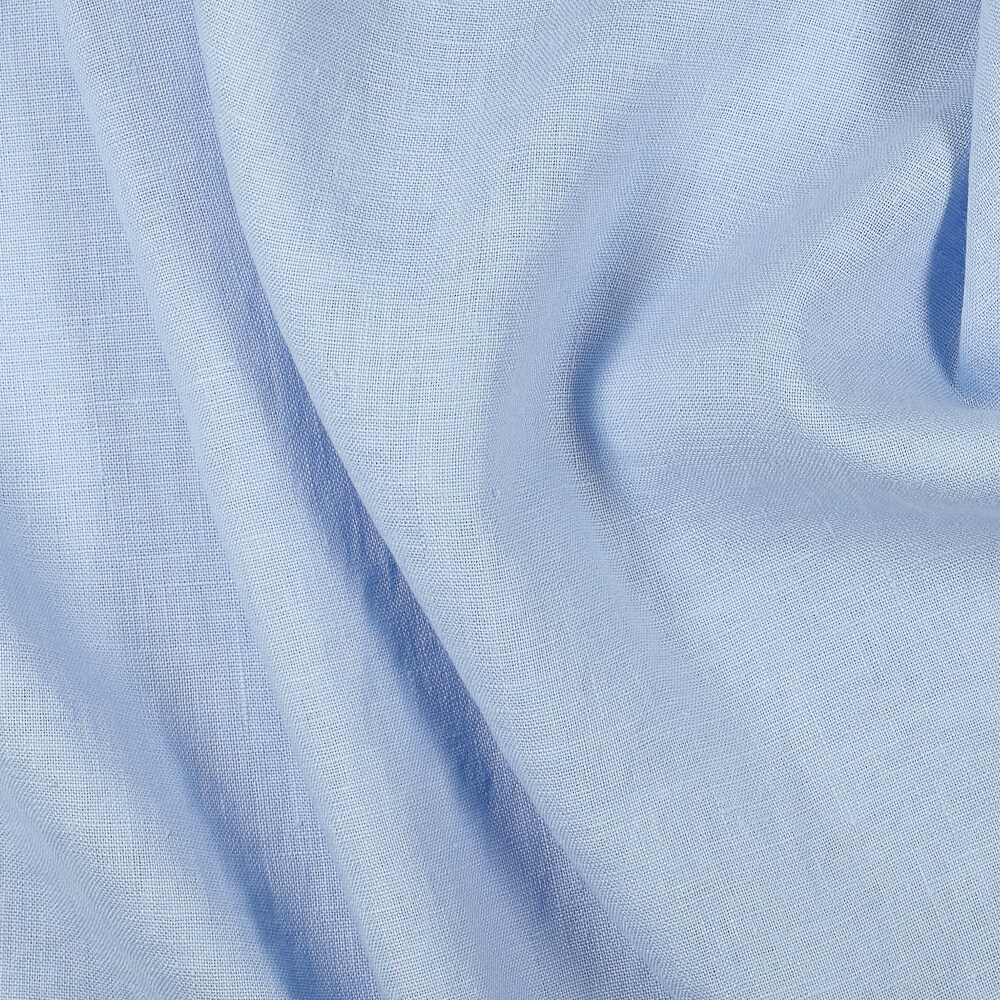 Fabric IL019 All-purpose 100% Linen Fabric Light Blue Fs Signature Finish
