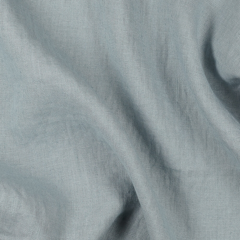 Fabric IL019 All-purpose 100% Linen Fabric Mineral Blue Fs Signature Finish