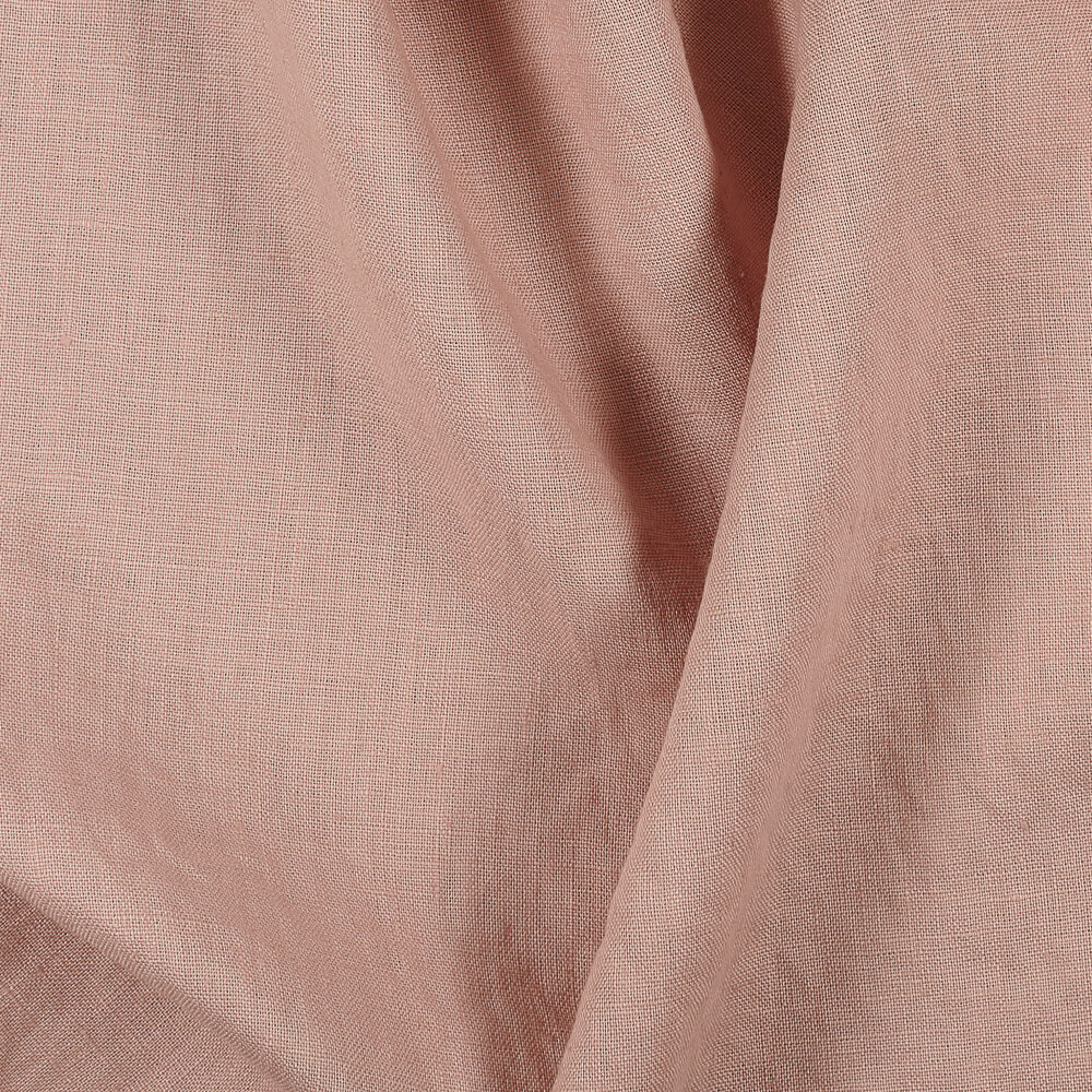 IL019 All-purpose Old Rose 100% Linen Fabric