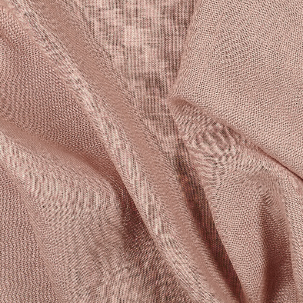 IL019 All-purpose 100% Linen Fabric Old Rose Fs Signature Finish