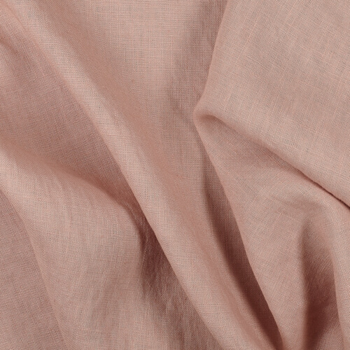 IL019 All-purpose 100% Linen Fabric Old Rose Fs Signature Finish